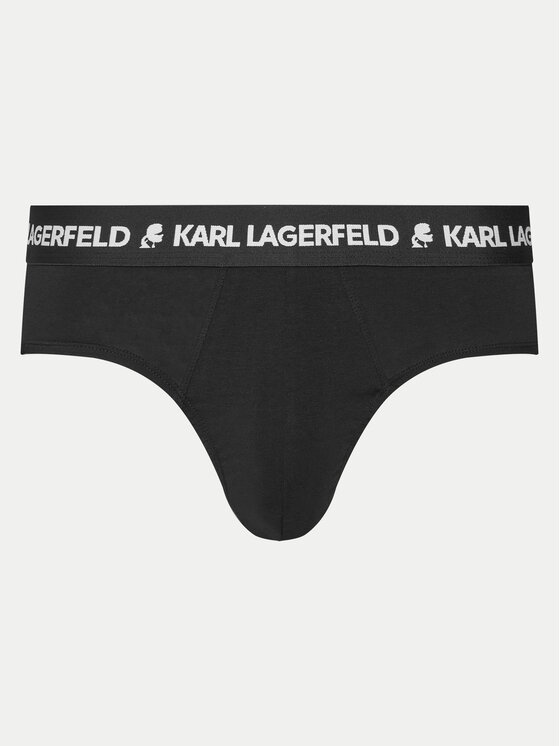 KARL LAGERFELD KARL LAGERFELD Komplet spodnjih hlač slip﻿ A1M47152 Črna