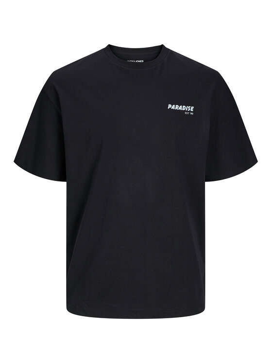 Jack & Jones Jack & Jones T-shirt Charge 12269384 Crna Relaxed Fit
