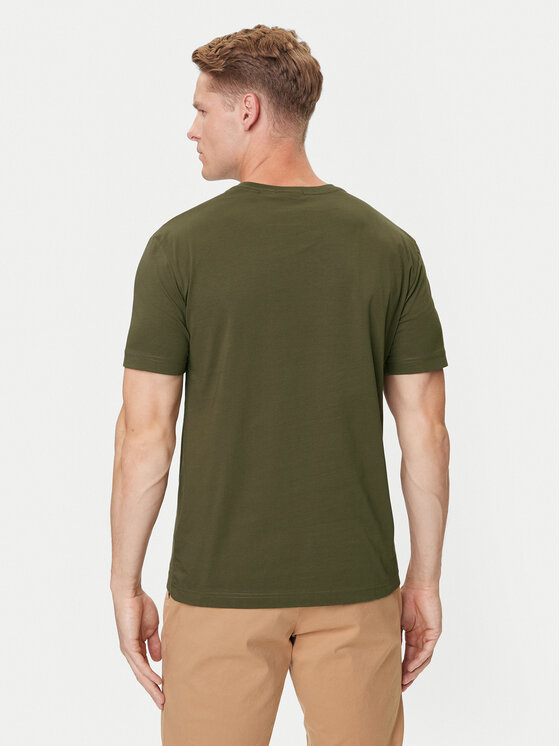 Gant Gant Camiseta Shield 2003184 Verde Regular Fit