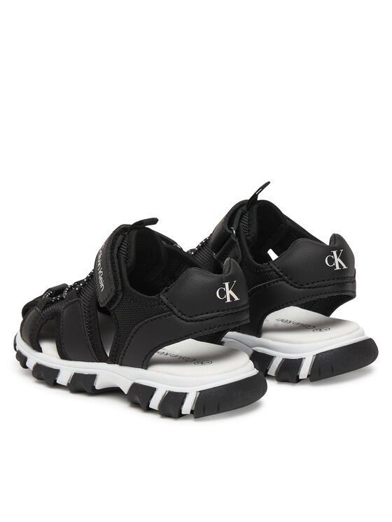 Calvin Klein Basutės Calvin Klein Velcro Sandal V1B2-83320-1591 Juoda