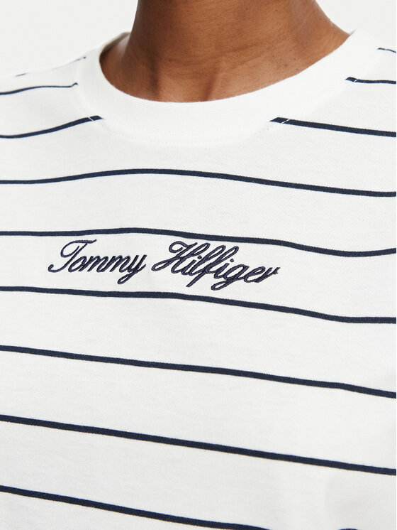 Tommy Hilfiger Tommy Hilfiger Camiseta Classic WW0WW50948 Blanco Relaxed Fit