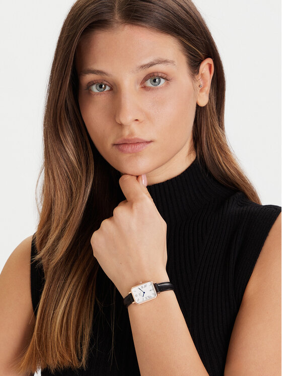 Daniel Wellington Годинник Daniel Wellington Quadro Sterling Roman Numerals DW00100862 Чорний