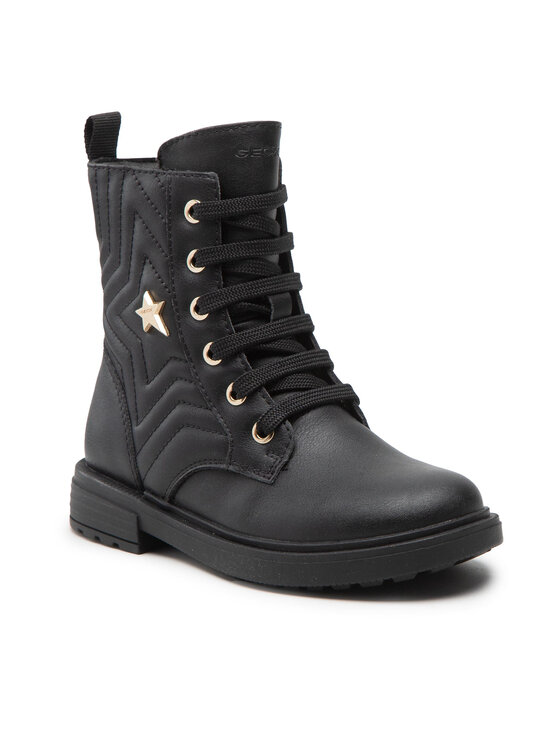 Geox Členková obuv Geox J Eclair G. N J269QN 000BC C9999 S Čierna