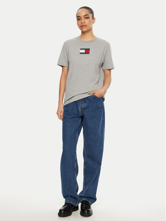 Tommy Jeans Tommy Jeans Camiseta DW0DW20461 Gris Relaxed Fit