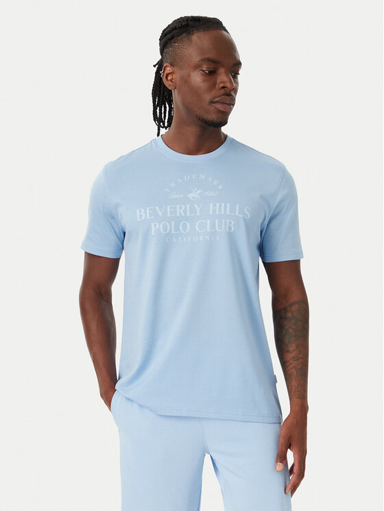 Beverly Hills Polo Club Beverly Hills Polo Club Camiseta M1303 Azul claro Regular Fit