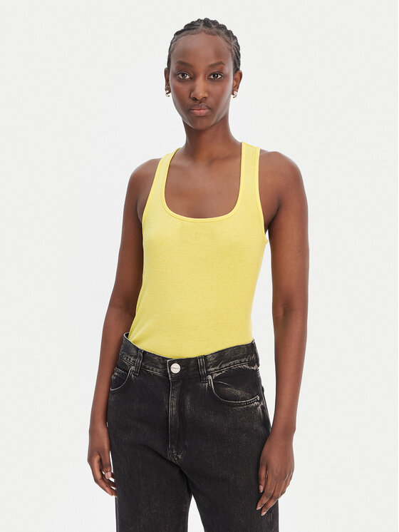 Liu Jo Sport Liu Jo Sport Top TA6173 J3845 Amarillo Regular Fit
