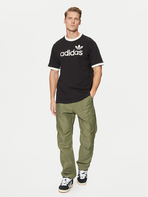 adidas adidas Camiseta Simple JC8372 Negro Regular Fit