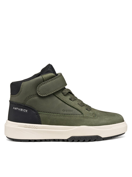 Geox Зимни обувки Geox J Bunshee Boy B Abx J16FMA 0ME33 C3009 S Тъмнозелен