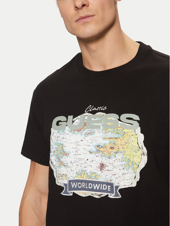 Guess Guess T-shirt M5RI10 I3Z14 Nero Regular Fit