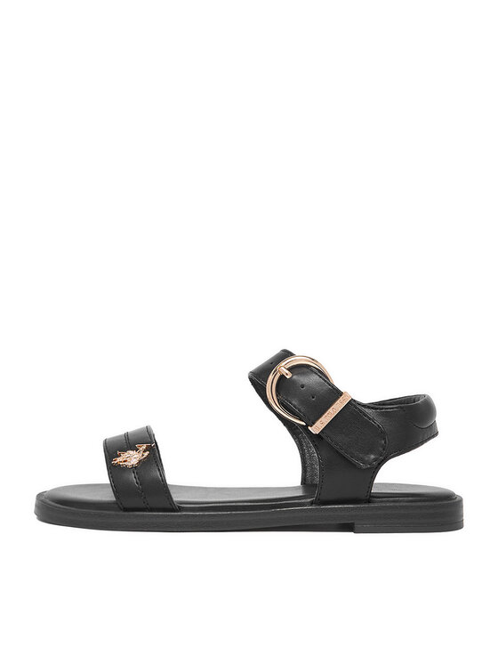 U.S. Polo Assn. Босоніжки U.S. Polo Assn. EO-ADELA001K/6Y1 Чорний