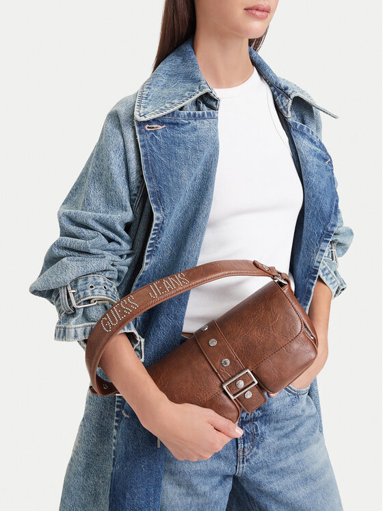 Guess Jeans Kabelka Guess Jeans CEO-GUESS-S-005-10 Hnědá