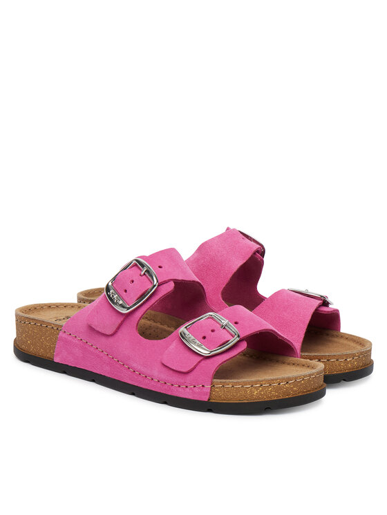 Scholl Шльопанці Scholl Bora 2 Buckles MF32609 Рожевий