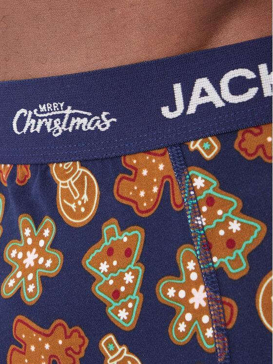 Jack & Jones Jack & Jones Набір боксерські шорти та шкарпетки Gingerbread Giftbox 12285133 Кольоровий