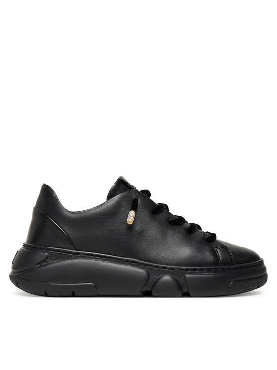 AGL Sneakersy AGL Sheila Vel Vet D938056PGKA0761013 Czarny