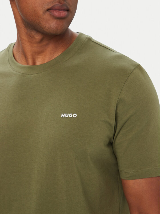 HUGO HUGO Camiseta Dero222 50466158 Verde Regular Fit