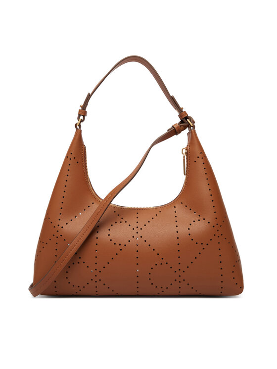 Calvin Klein Torebka Calvin Klein Emblem Aop Perfor Lthr Bag LV04F3367G Brązowy