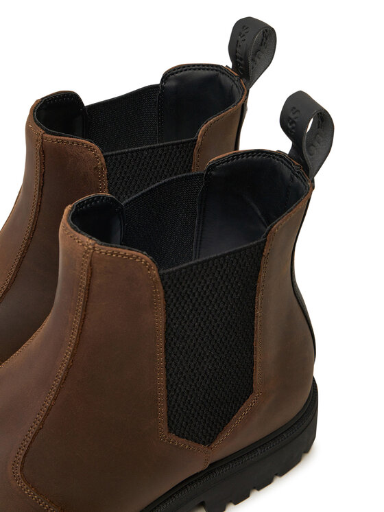Guess Боти тип челси Guess Sidney Beatles FMFSBE LEA15 Кафяв