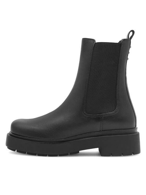 Sergio Bardi Členková obuv s elastickým prvkom Sergio Bardi RST-C1059-01SB Čierna