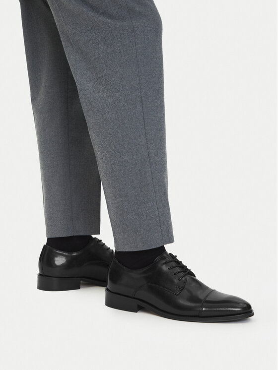 GINO ROSSI Poltopánky Gino Rossi CEO-FELICE-01 125AM Čierna