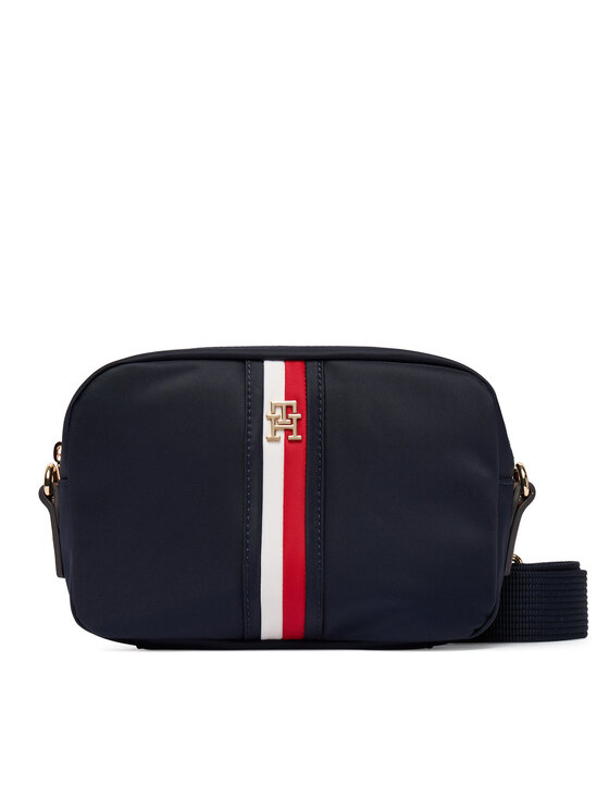 Tommy Hilfiger Torebka Tommy Hilfiger Popette Camera Bag Corp AW0AW19023 Granatowy