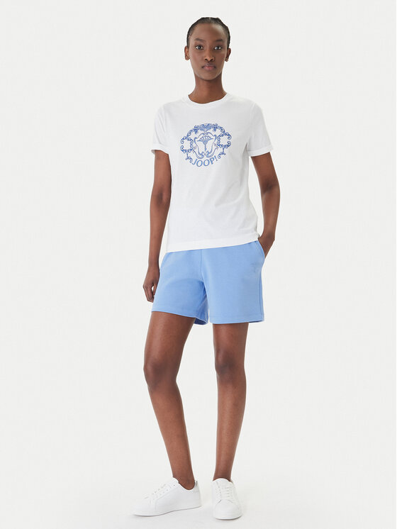 JOOP! JOOP! Camiseta Tulya 30102074 Blanco Regular Fit