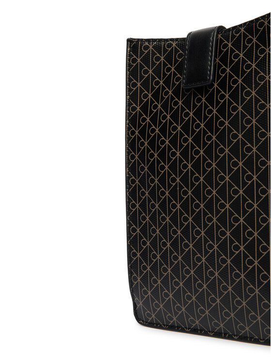 Calvin Klein Rankinė telefonui Calvin Klein Emblem Aop Phone Crossbody LV04F1115G Juoda