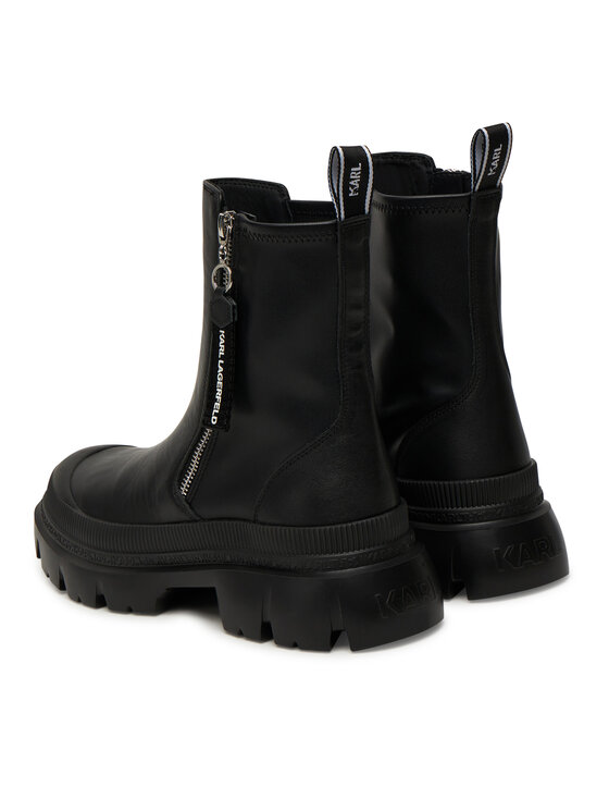 KARL LAGERFELD Členková obuv KARL LAGERFELD KL43565 Čierna