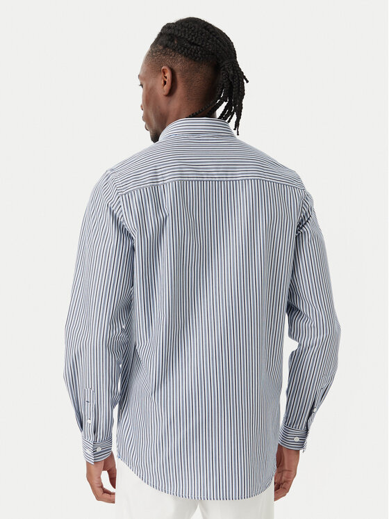 Beverly Hills Polo Club Beverly Hills Polo Club Camisa P-SS26M-BRASS Azul Regular Fit