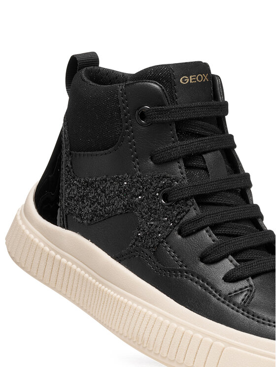 Geox Laisvalaikio batai Geox J Laquinny Girl J66M3D 05402 C9999 M Juoda