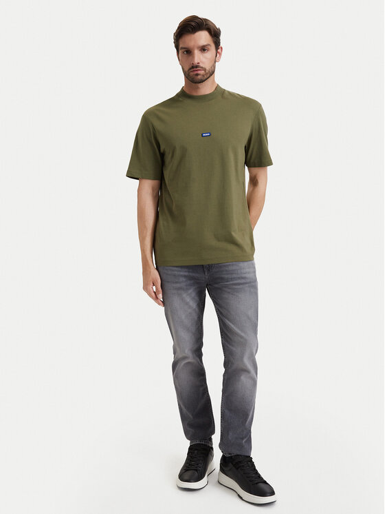 HUGO HUGO Camiseta Nieros 50509991 Verde Regular Fit