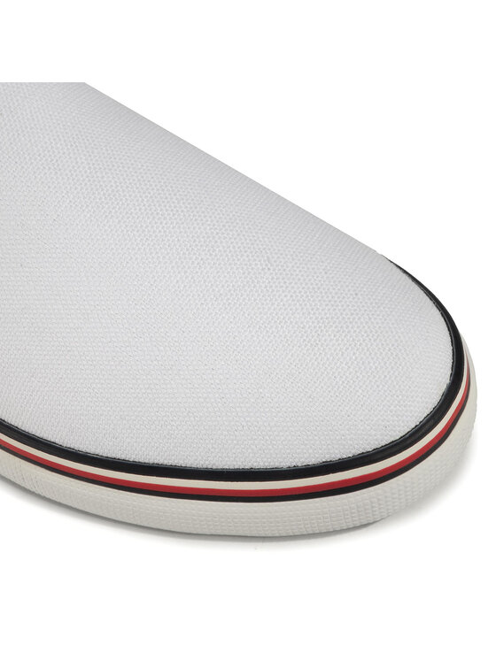 Tommy Jeans Πάνινα παπούτσια Tommy Jeans Essential Slip On Sneaker EN0EN00782 Λευκό