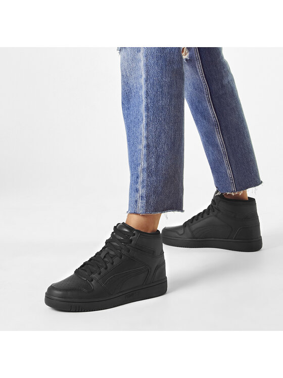 Puma Снікерcи Puma Rebound Layup Sl Jr 370486 06 Чорний