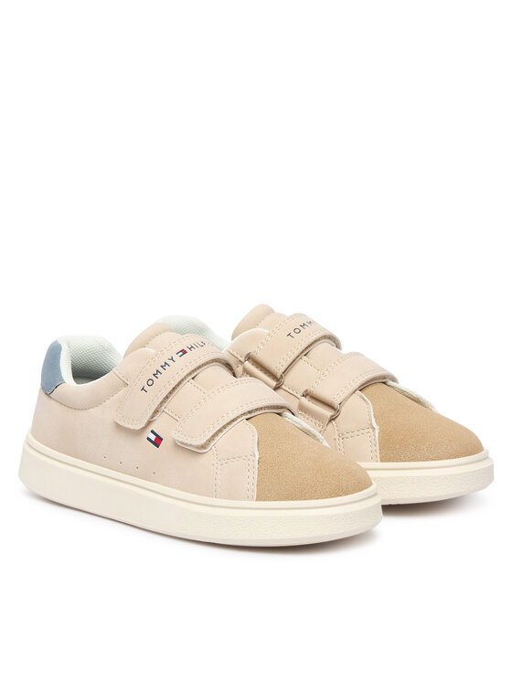 Tommy Hilfiger Tenisice Tommy Hilfiger Low Cut Velcro Sneaker T1X9-35218-1959 S Bež