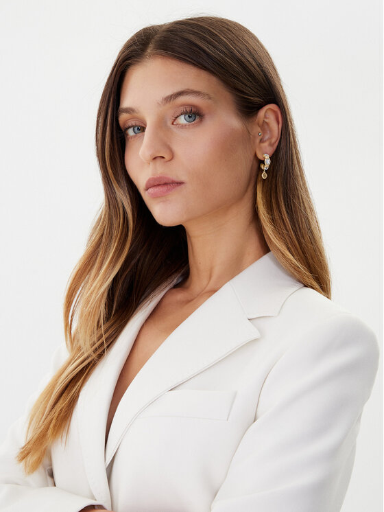 Guess Naušnice Guess JUBE05 571JW Zlatá