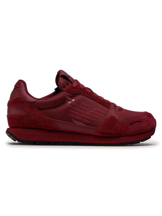 Emporio Armani Сникърси Emporio Armani X4X215 XL198 N059 Бордо