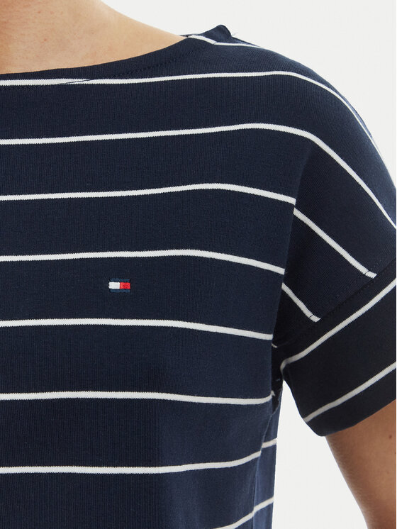 Tommy Hilfiger Tommy Hilfiger Camiseta WW0WW49723 Azul marino Loose Fit