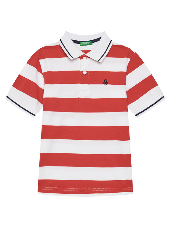 United Colors Of Benetton United Colors Of Benetton Поло 39QAC301T Червоний Regular Fit