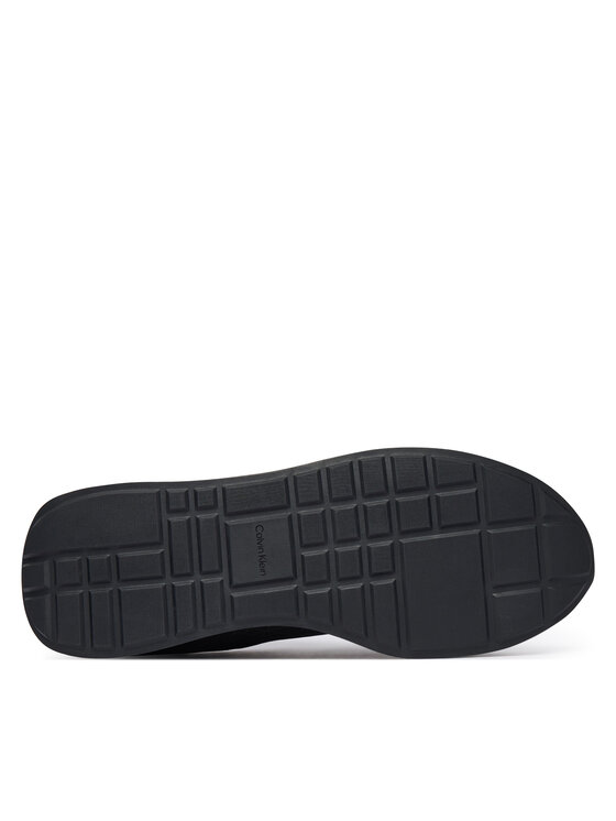 Calvin Klein Laisvalaikio batai Calvin Klein Retro Runner Ripstop Aop Ny HM0HM02140 Juoda