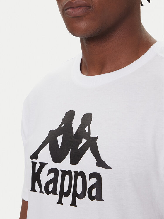 Kappa Kappa Camiseta Authentic 361N6QW Blanco Regular Fit