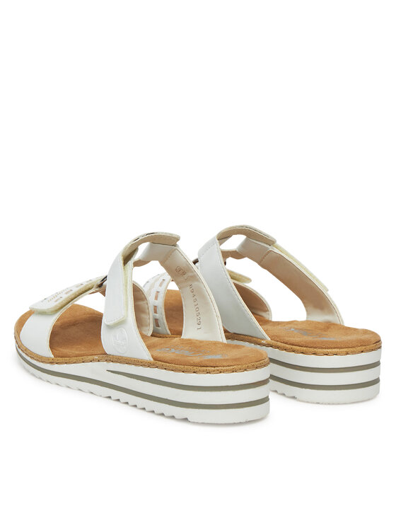 Rieker Nazouváky Rieker V0636-80 Bílá