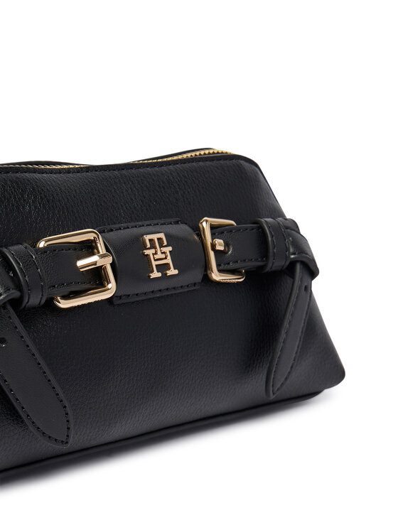 Tommy Hilfiger Táska Tommy Hilfiger Th Buckle Micro Crossover AW0AW19511 Fekete