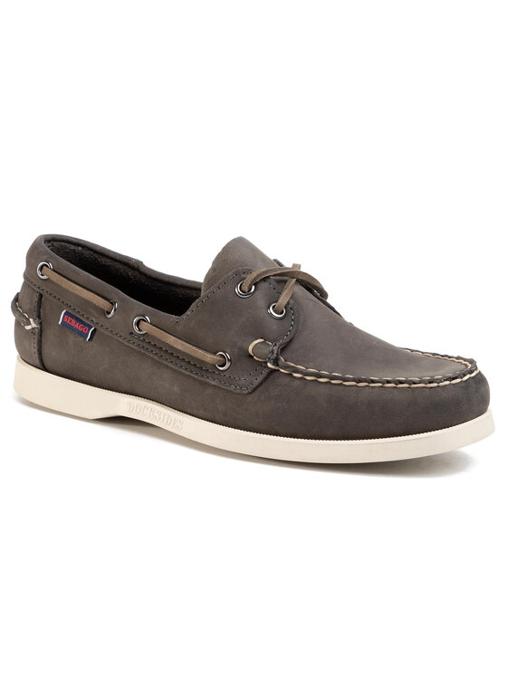 Sebago Mokasyny Sebago Docksides Portland Crazy H 70015H0 Szary