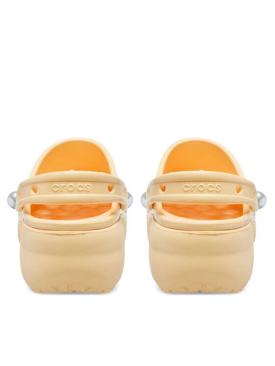 Crocs Шльопанці Crocs Classic Platform Pearl Clog 211231 Жовтий