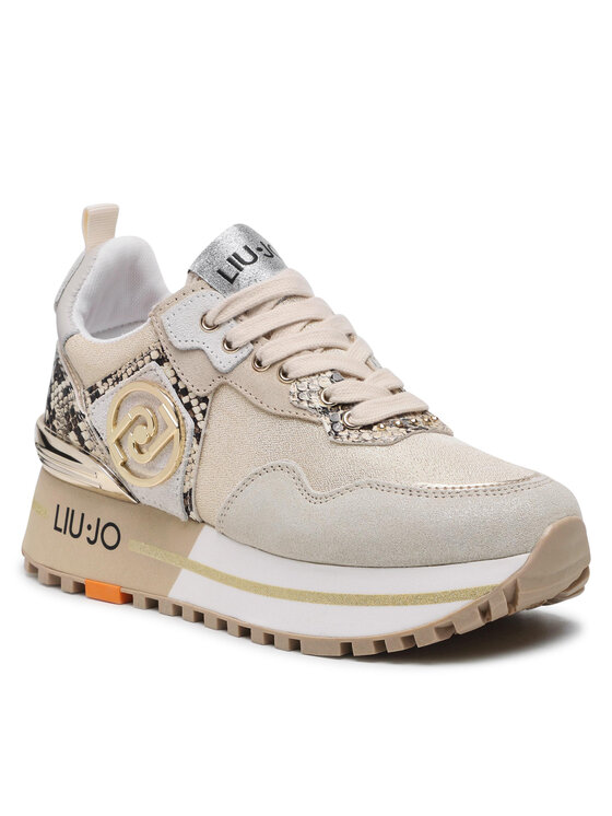 Liu Jo Sneakersy Liu Jo Maxi Wonder 1 BA2051 PX227 Béžová