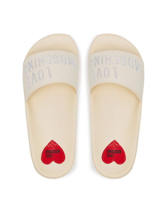 LOVE MOSCHINO Шльопанці LOVE MOSCHINO JA28122G0MI13110 Écru