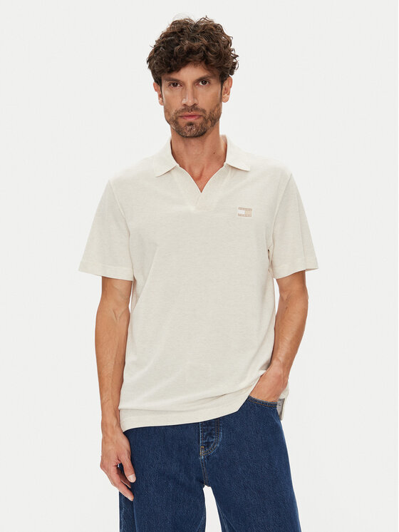 Tommy Jeans Tommy Jeans Polo Skipper DM0DM21657 Beis Regular Fit