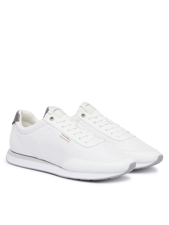 Calvin Klein Superge Calvin Klein Retro Runner T Lth Aop Ny HM0HM02213 Bela