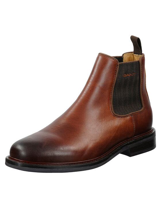 Gant Kotníková obuv s elastickým prvkem Gant 31651089 Hnědá