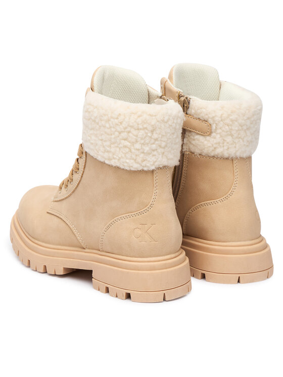 Calvin Klein Gležnjarji Calvin Klein V3A5-83125-1628500 S Bež