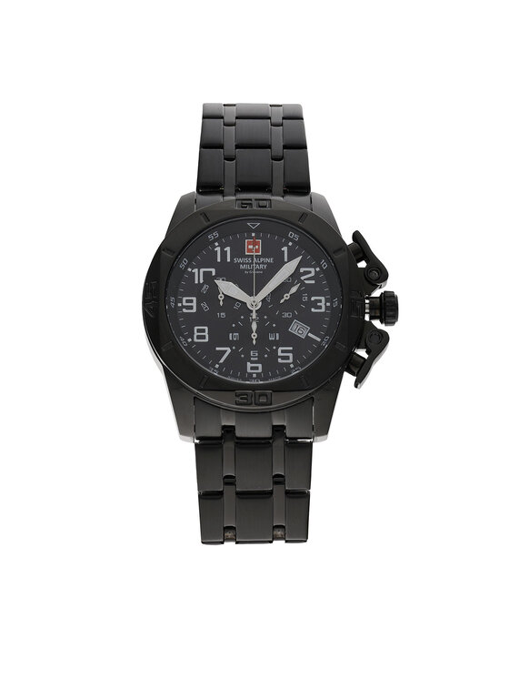 Swiss Alpine Military Годинник Swiss Alpine Military 7063.9177 Чорний